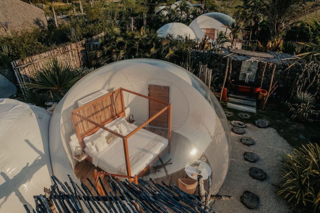 green land bubble glamping cabarete