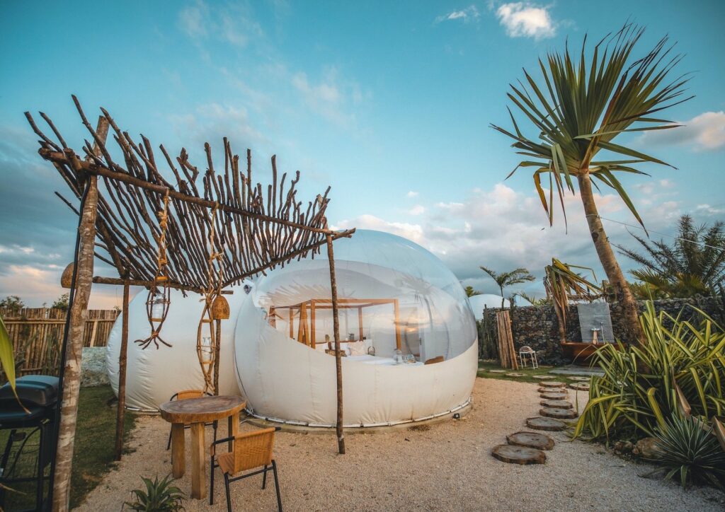 green land bubble glamping cabarete